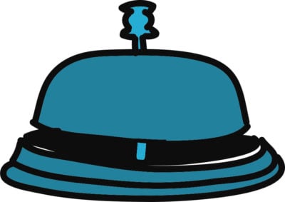 Illustration of a bell that shows how concierge mvp works
