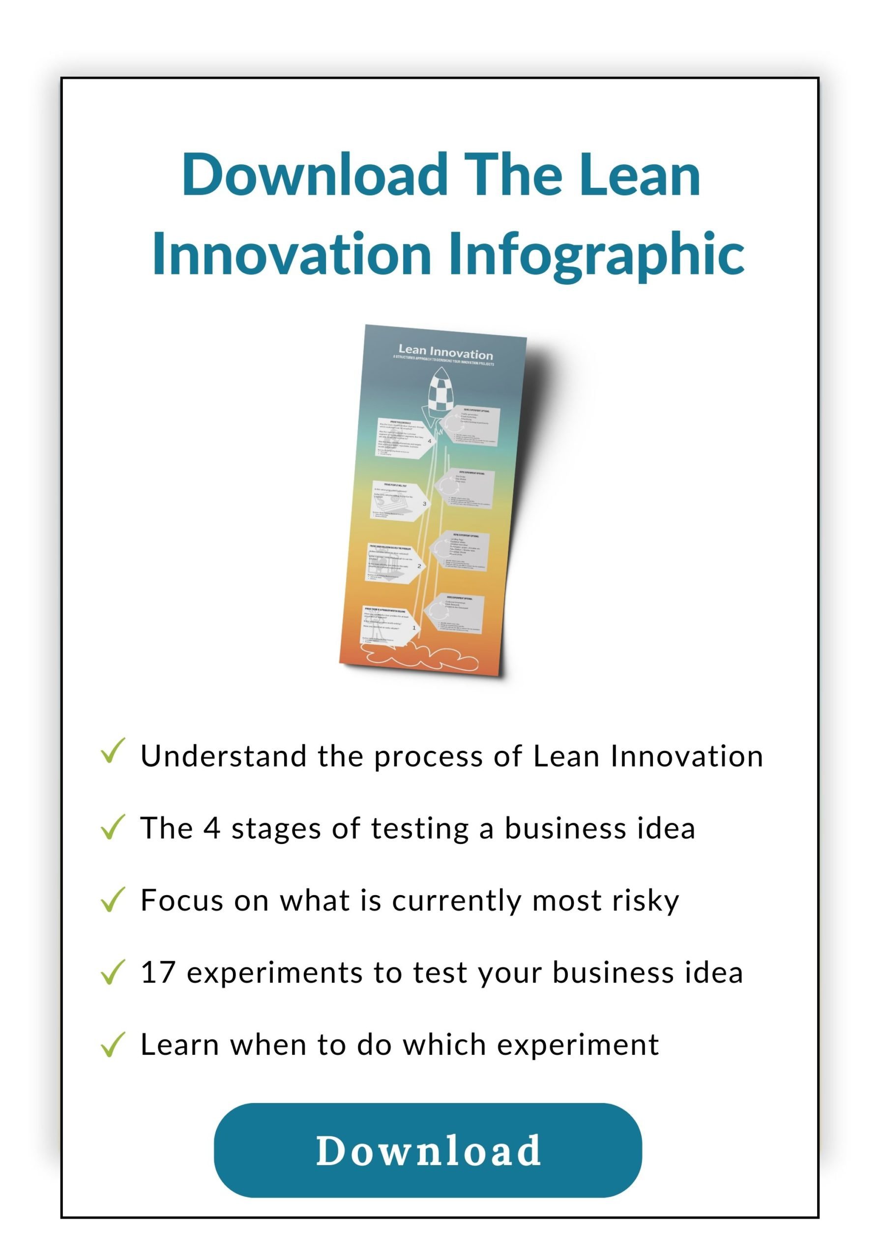 Lean Innovation Infographic download