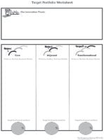Target Portfolio Worksheet, a worksheet from The Corporate Startup